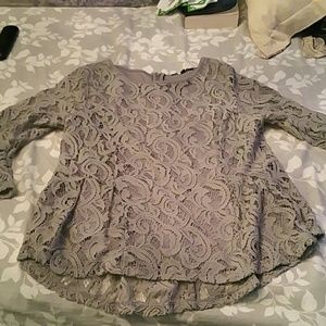 Top heavy lace